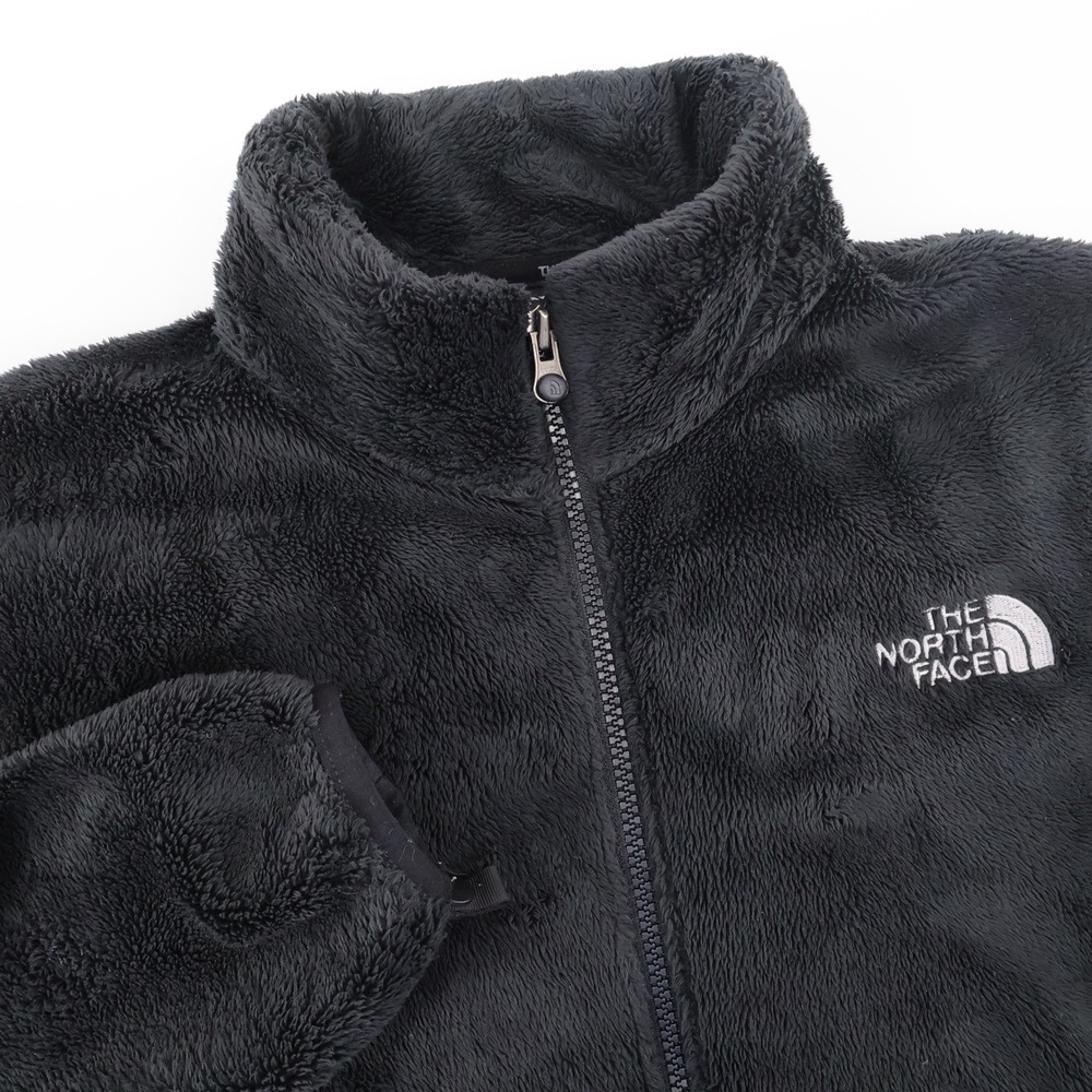 The North Face Osito Fleece Full Zip Jacket Black Long Sleeve Womens Small